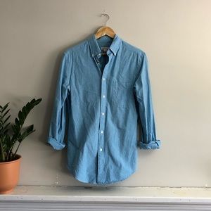 Ocean Blue Men’s Button Down Shirt